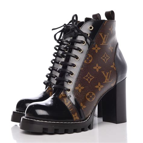 lv monogram boots|louis vuitton sparkly ankle boots.